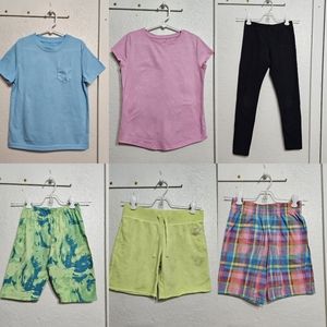 Bundle Girl's Size (7) Tops and Bottoms Lot Variety